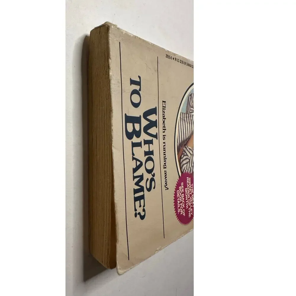 Sweet Valley High 1ST Edition First Print Book #66 Who's To Blame Vintage 1980's